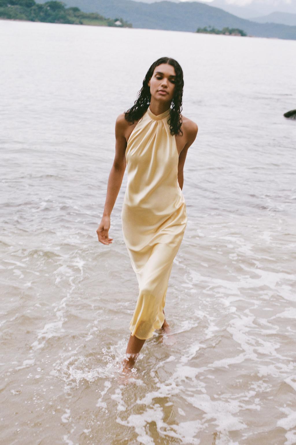 Sonia Midi Spatele – Rochie Midi cu Spatele Deschis