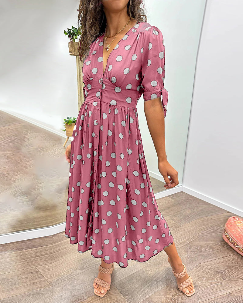 Anca – Rochie de vară cu buline