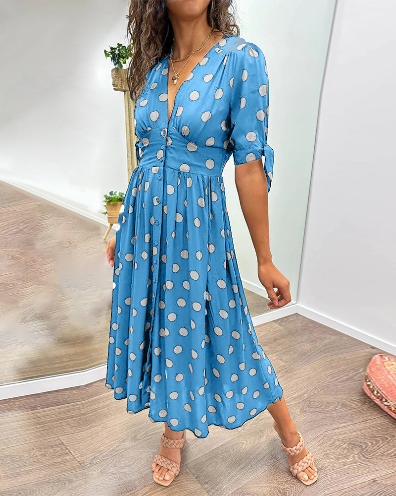 Anca – Rochie de vară cu buline