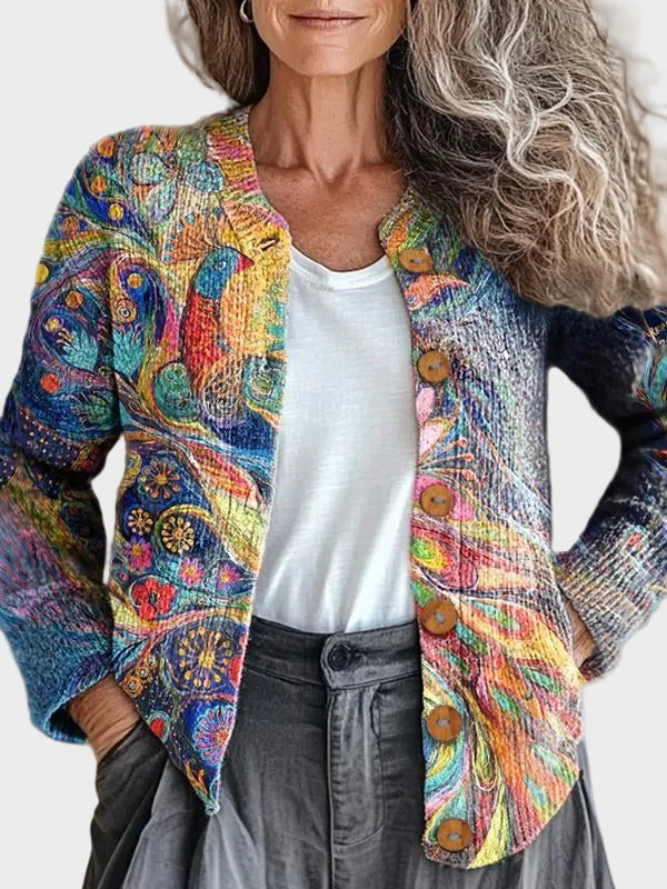 Carmen | Cardigan artistic vibrant