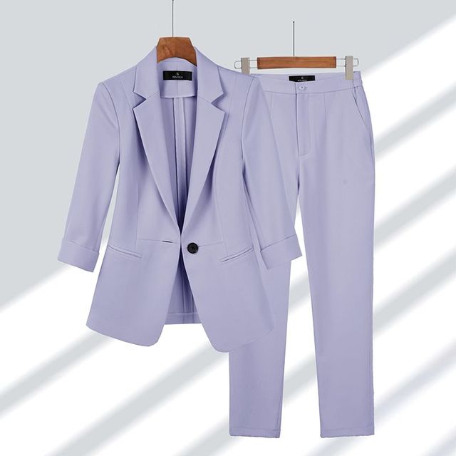 Raluca – Set Sacou și Pantaloni Elegant