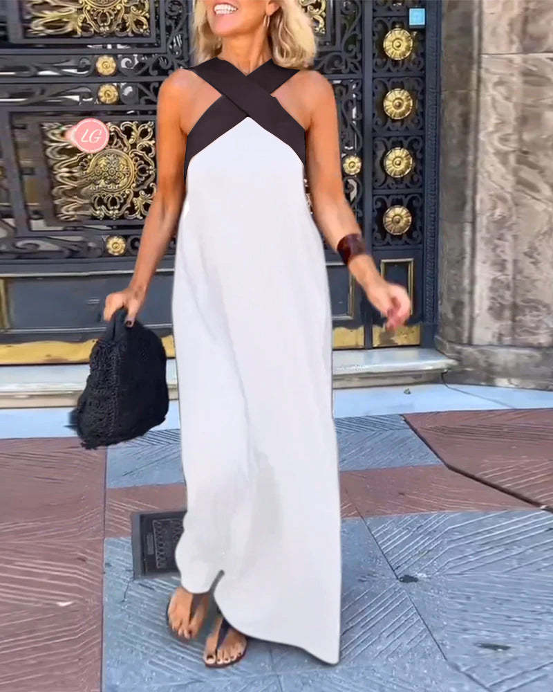 Lavinia – Rochie Halter Fluidă