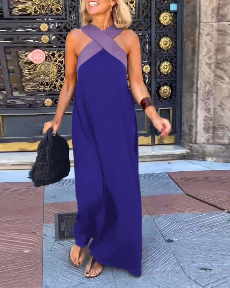 Lavinia – Rochie Halter Fluidă