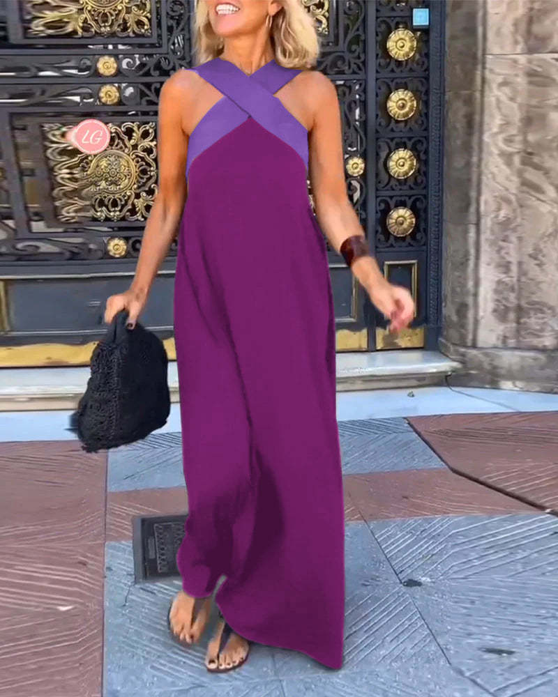 Lavinia – Rochie Halter Fluidă
