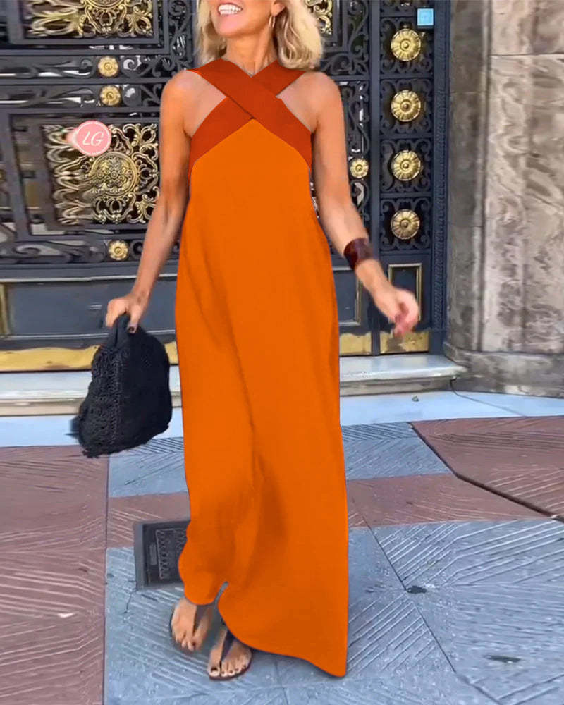 Lavinia – Rochie Halter Fluidă