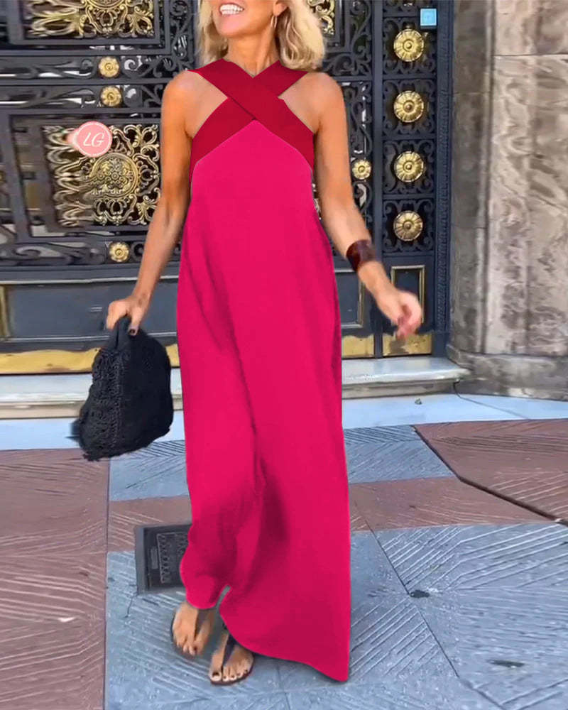Lavinia – Rochie Halter Fluidă