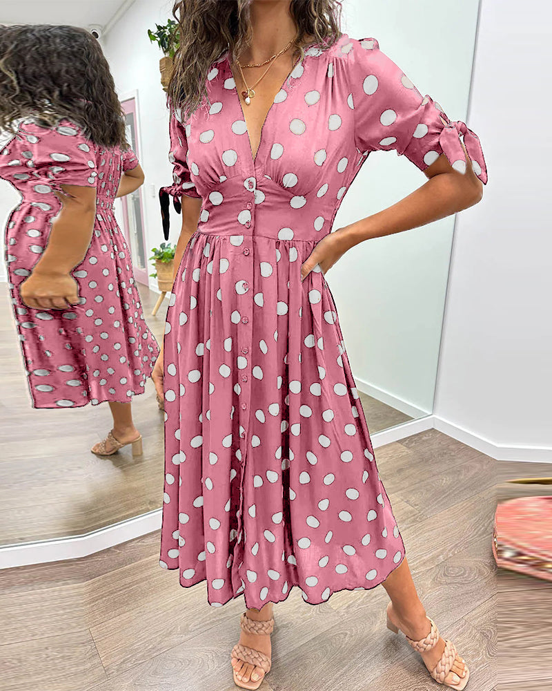 Anca – Rochie de vară cu buline