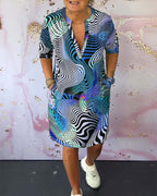 Sonia – Rochie cu Iluzie Optică