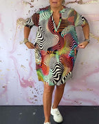 Sonia – Rochie cu Iluzie Optică