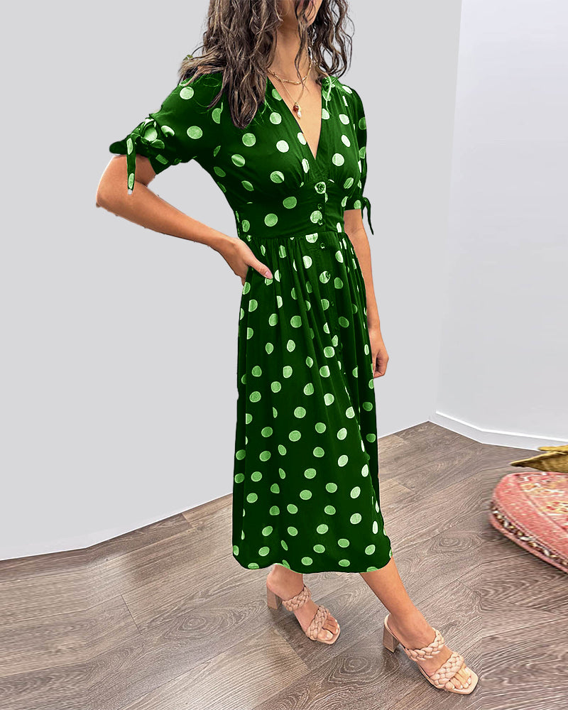 Anca – Rochie de vară cu buline
