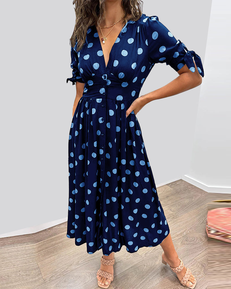 Anca – Rochie de vară cu buline