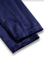 Adina – Rochie Midi din Catifea Bleumarin