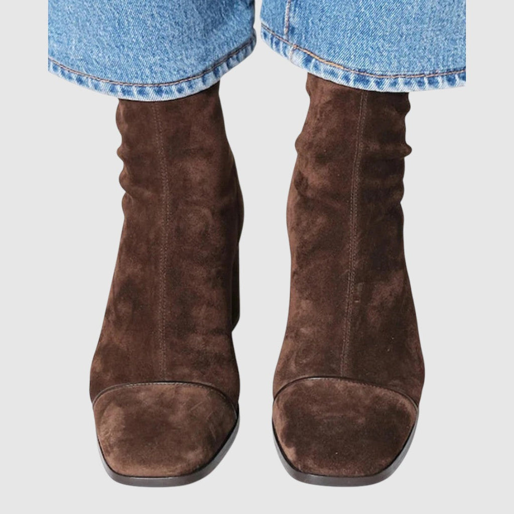 Mara – Botine Elegante din Piele Ecologică Întoarsă