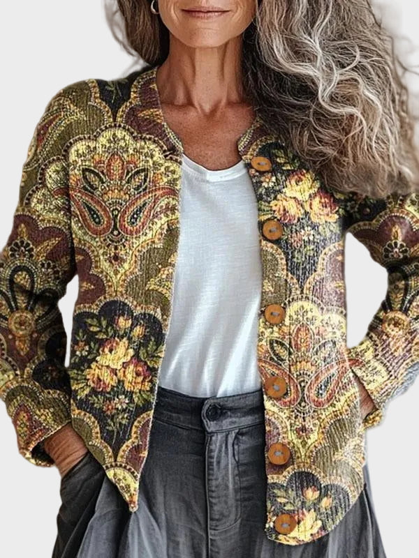 Mira - Cardigan în stil vintage