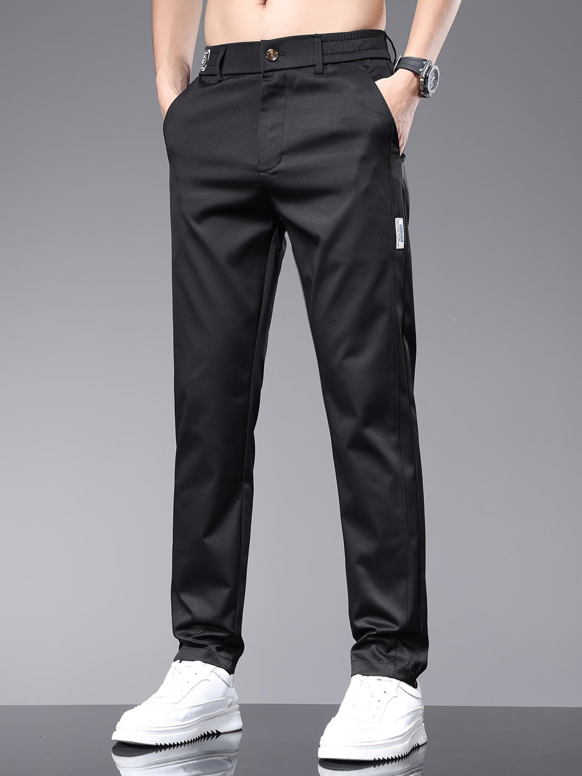 Brendan | Pantaloni Casual Rafinați