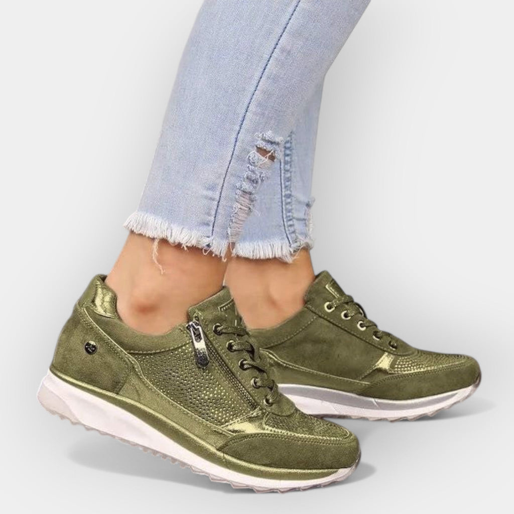 Adidași anatomici cu fermoar