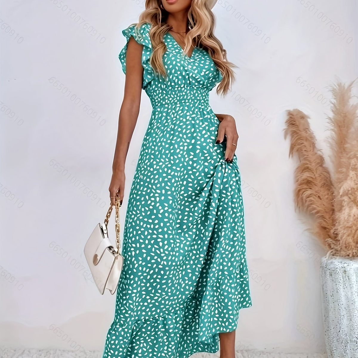 Mihaela – Rochie Florală cu Fante