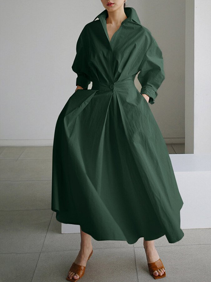 Clemența – Rochie Lungă Fluidă