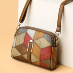 Clio — Mini Geantă Crossbody Patchwork