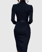 Felicia – Rochie Midi Tip Creion cu Curea