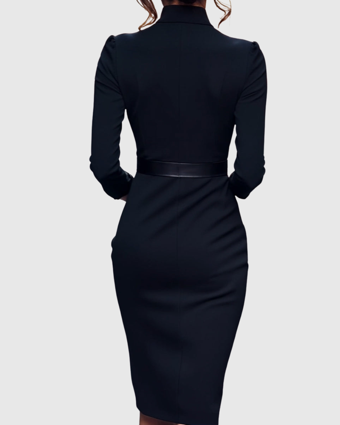 Felicia – Rochie Midi Tip Creion cu Curea