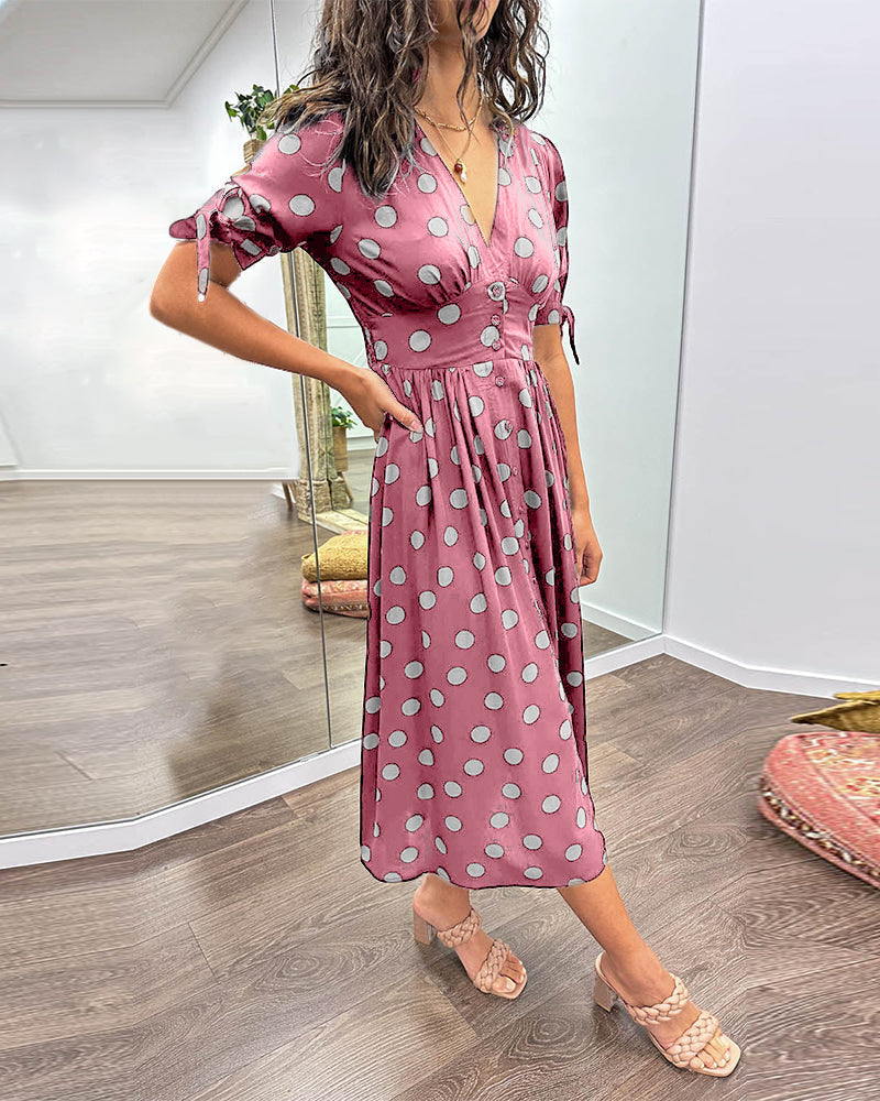 Anca – Rochie de vară cu buline