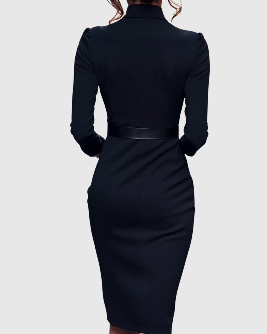 Felicia – Rochie Midi Tip Creion cu Curea