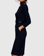 Felicia – Rochie Midi Tip Creion cu Curea