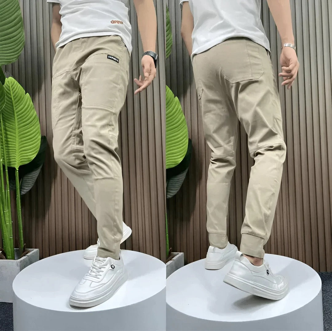 Milan| Pantaloni Cargo Elastici Premium
