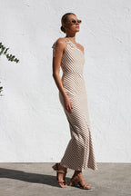 Roxana – Rochie Vaporoasă în Dungi