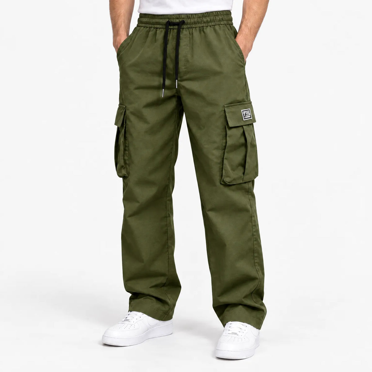 Victor | Pantaloni cargo barbati, croiala relaxata, cu multe buzunare
