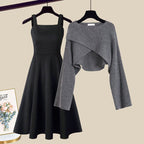 Clarissa - Set Rochie și Cardigan