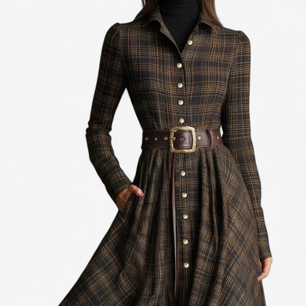 Mónica – Rochie Maxi de inspirație vintage