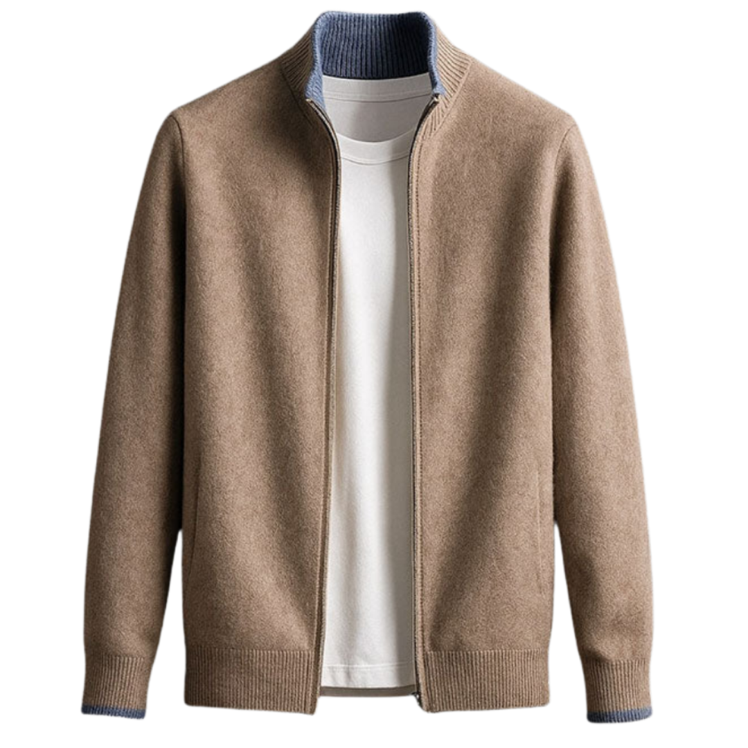 Marzini | Vest tricotat cu fermoar