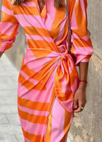 Diana – Rochie Tip Plic cu Imprimat