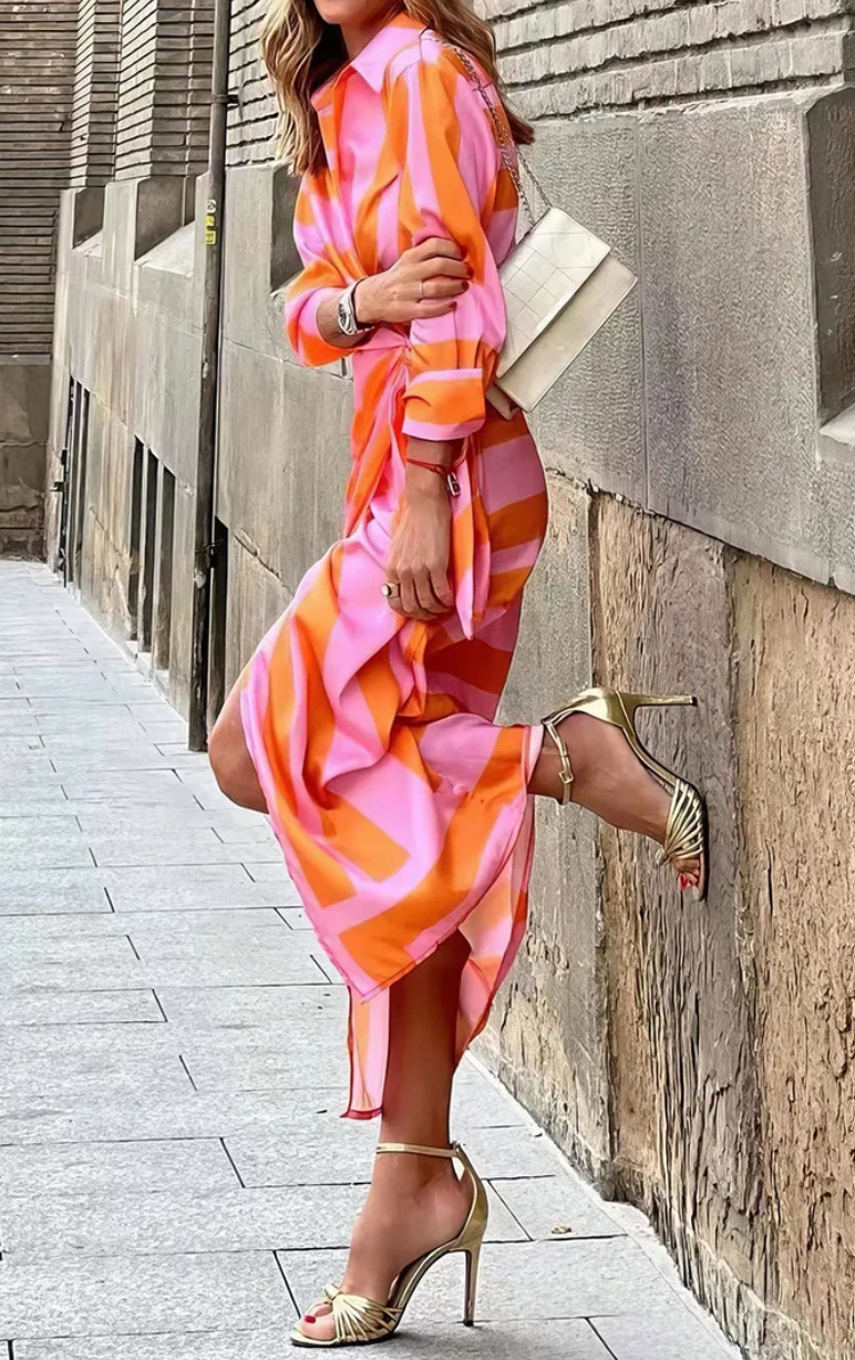 Diana – Rochie Tip Plic cu Imprimat