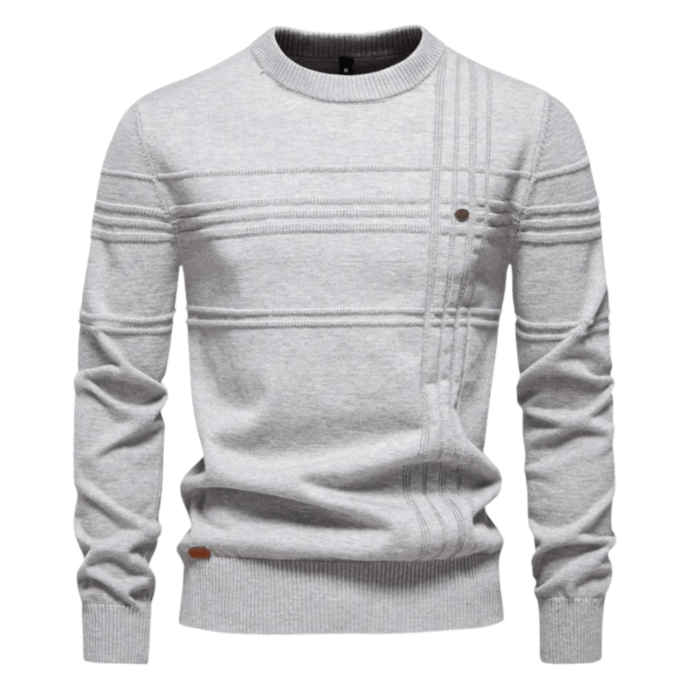 Burkhard | Pulover elegant pentru bărbați cu design în carouri