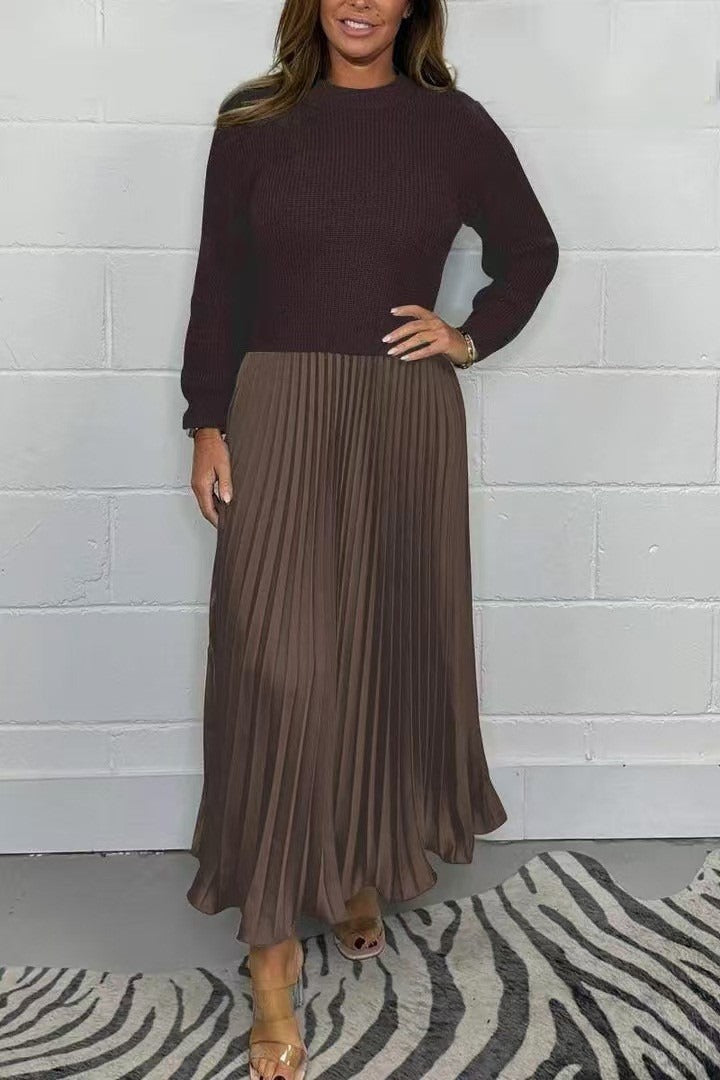 Mădălina – Rochie Maxi Plisată