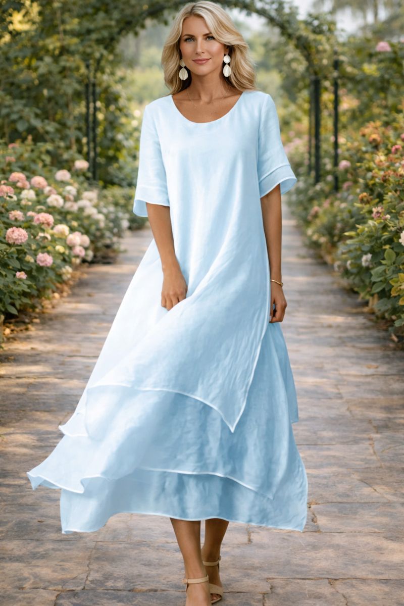 Eva – Rochie Maxi cu Volane