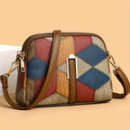 Clio — Mini Geantă Crossbody Patchwork