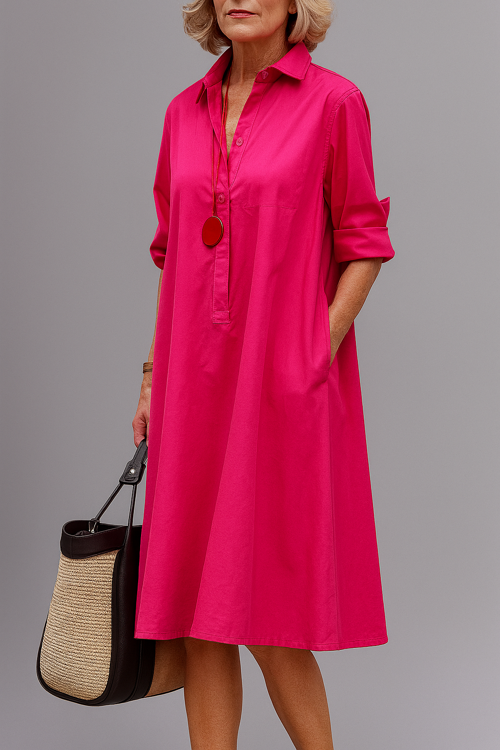 Claudia – Rochie Cămașă Midie