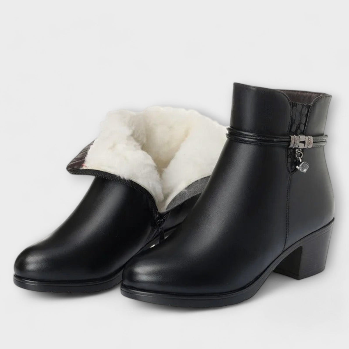 Emilia – Botine elegante de iarnă cu fermoar