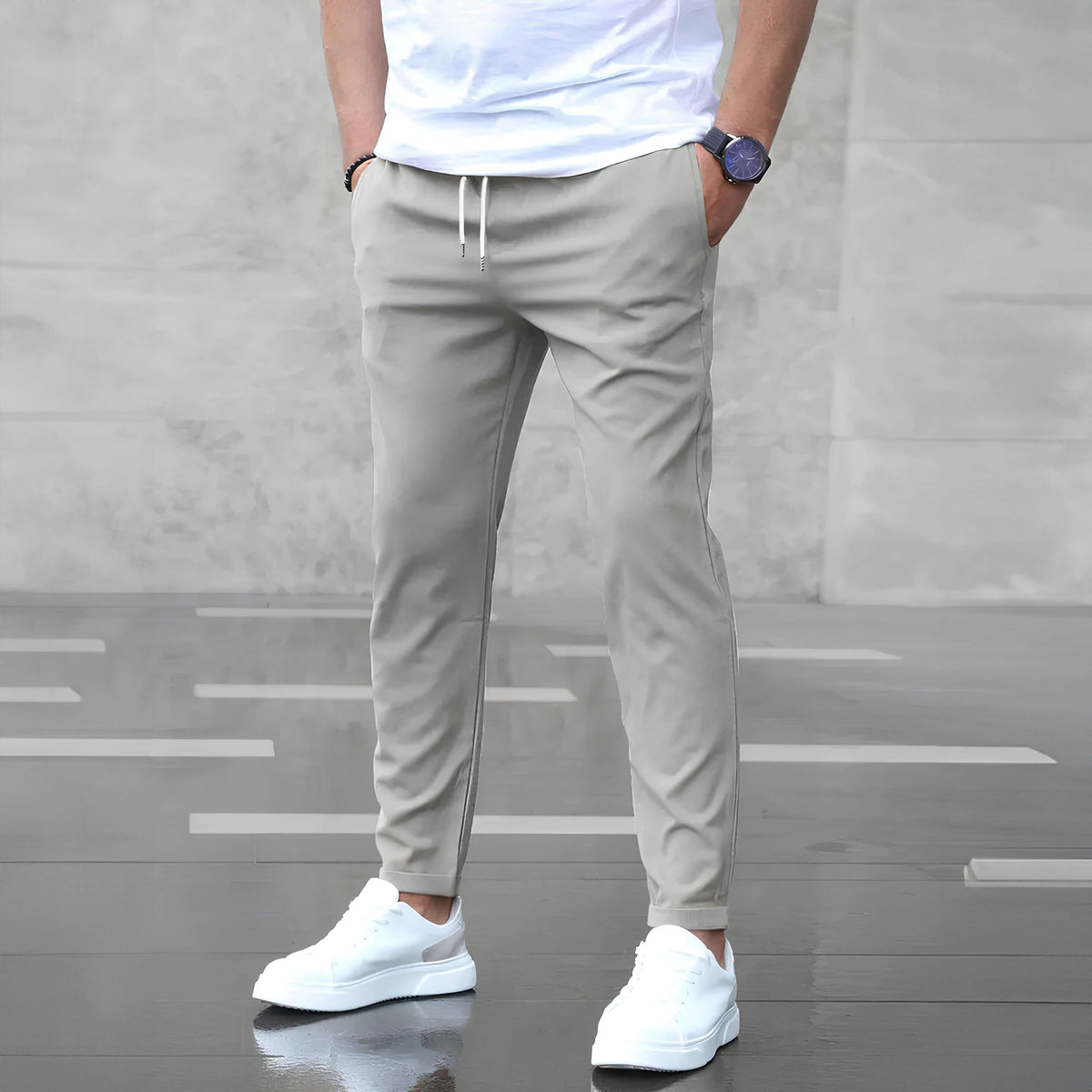 Lorenzo | Pantaloni Eleganți Stretch