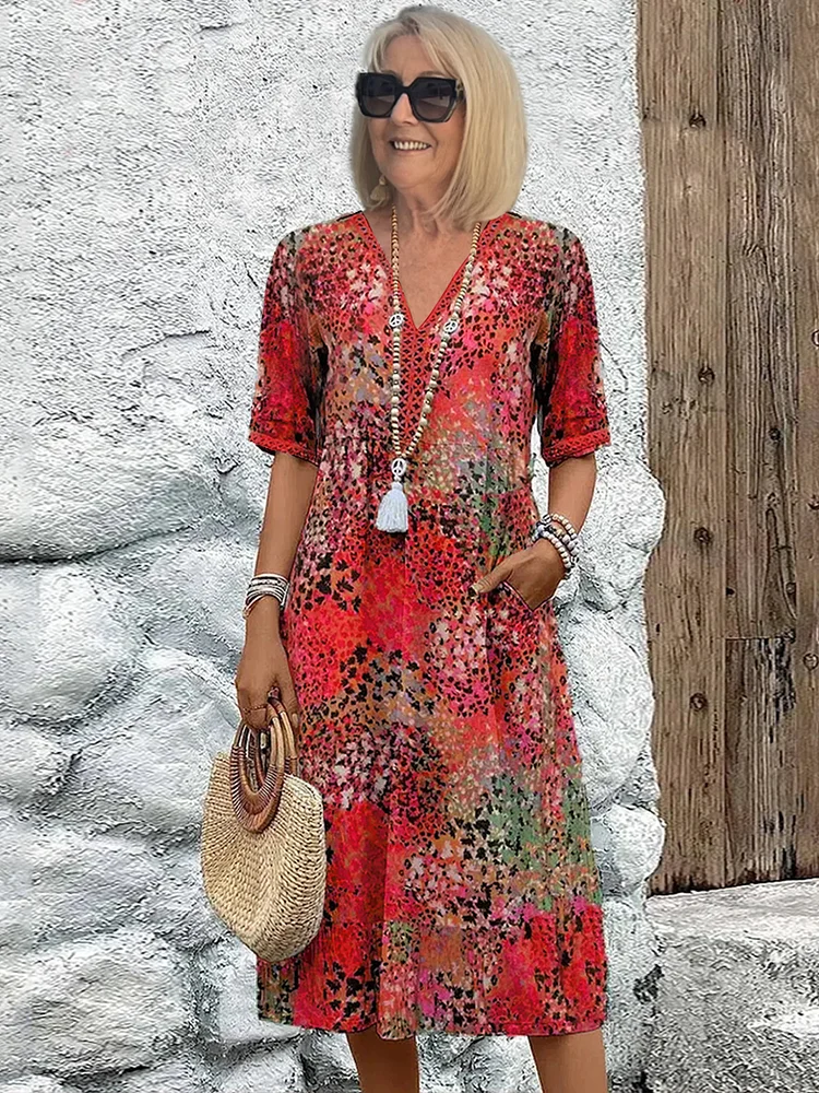 Loredana – Rochie cu Motiv Floral