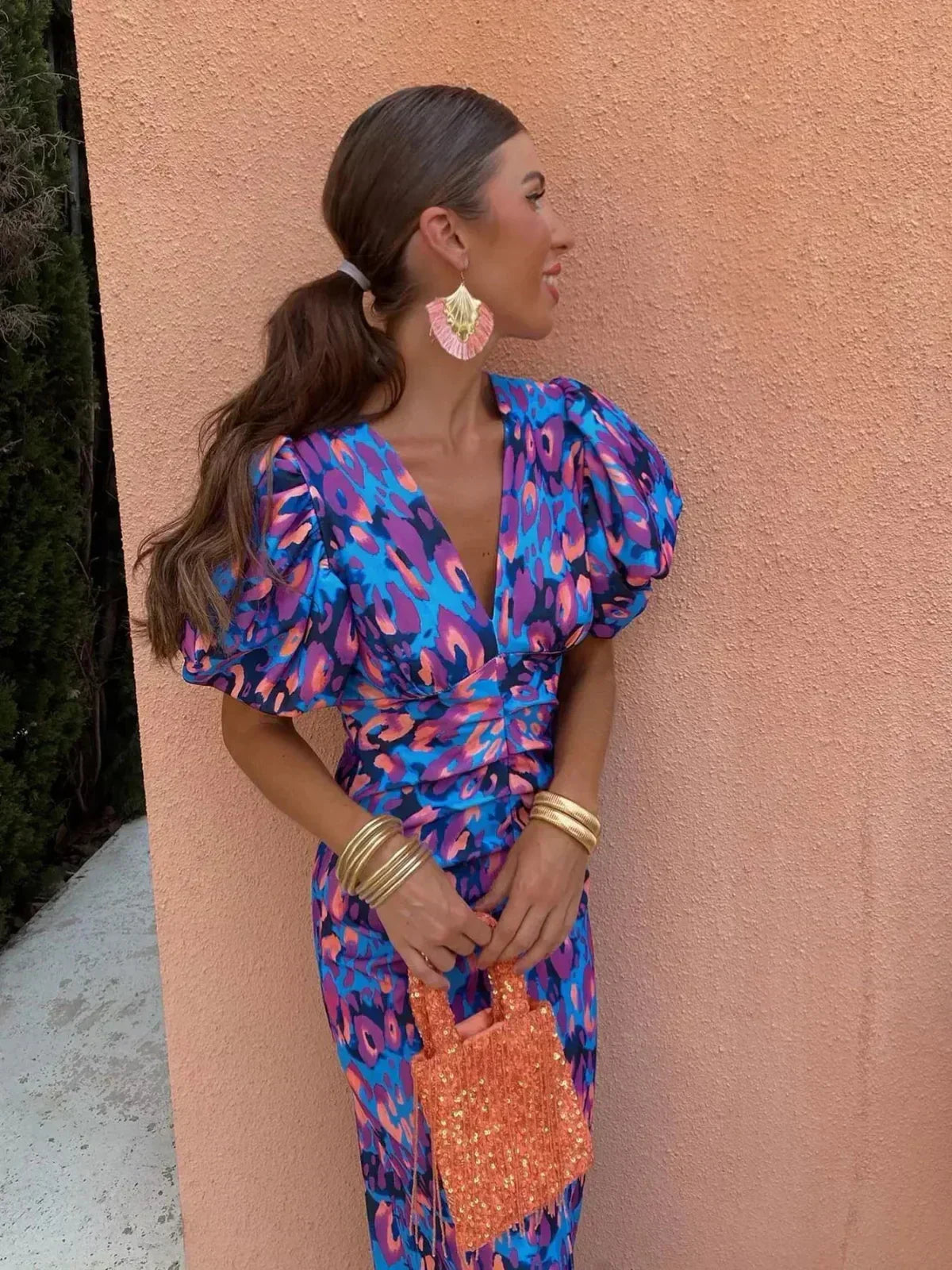 Aurelia – Rochie lungă vibrantă