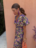 Aurelia – Rochie lungă vibrantă