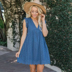 Gabriela – Rochie Mini cu Broderie