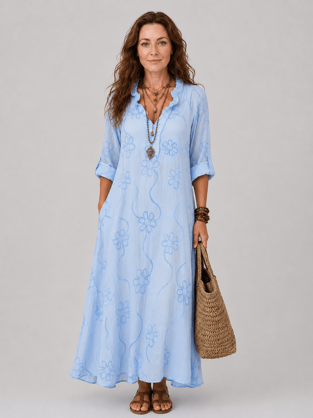 Mara – Rochie Maxi Florală
